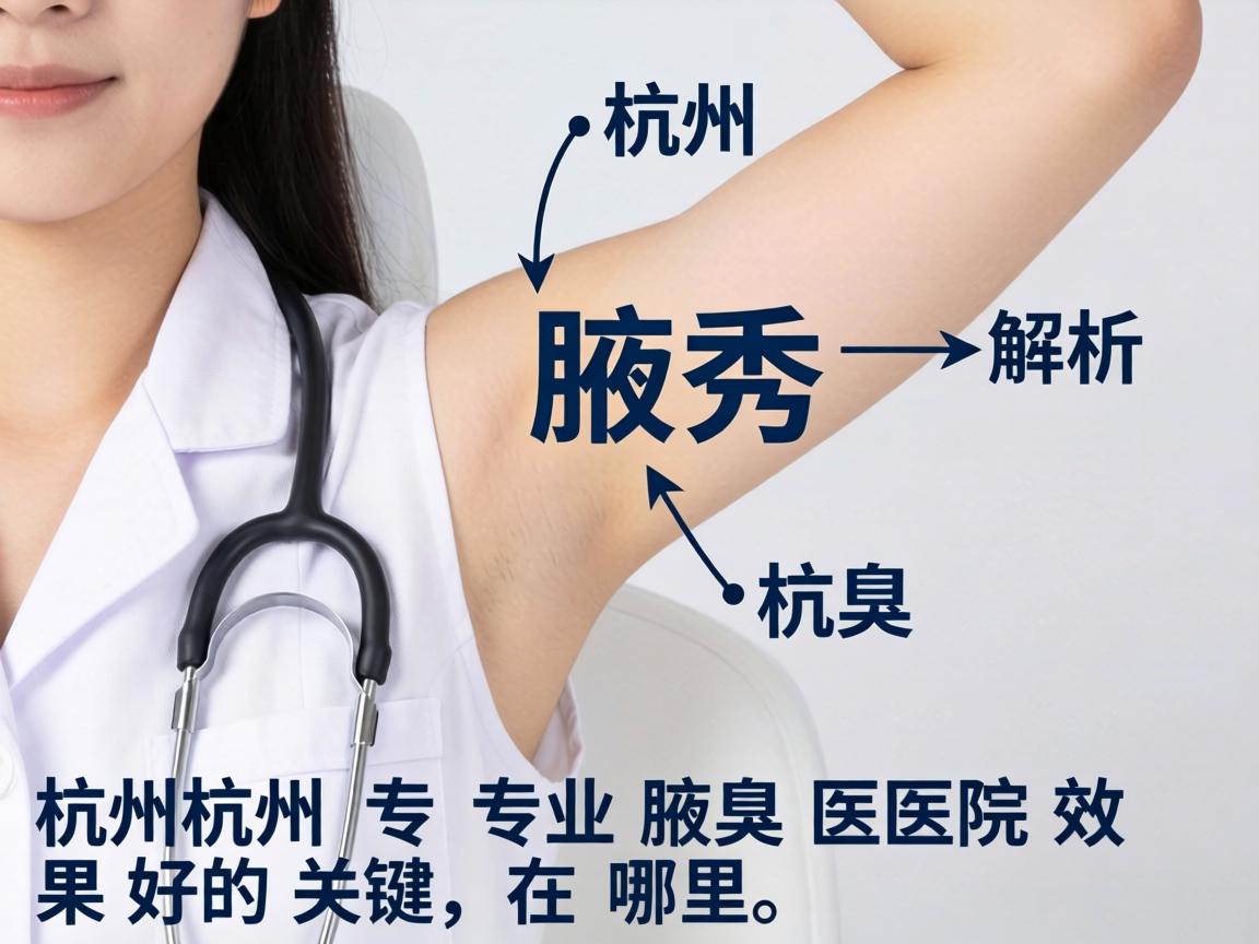杭州腋秀解析，杭州专业腋臭医院效果好的关键在哪里