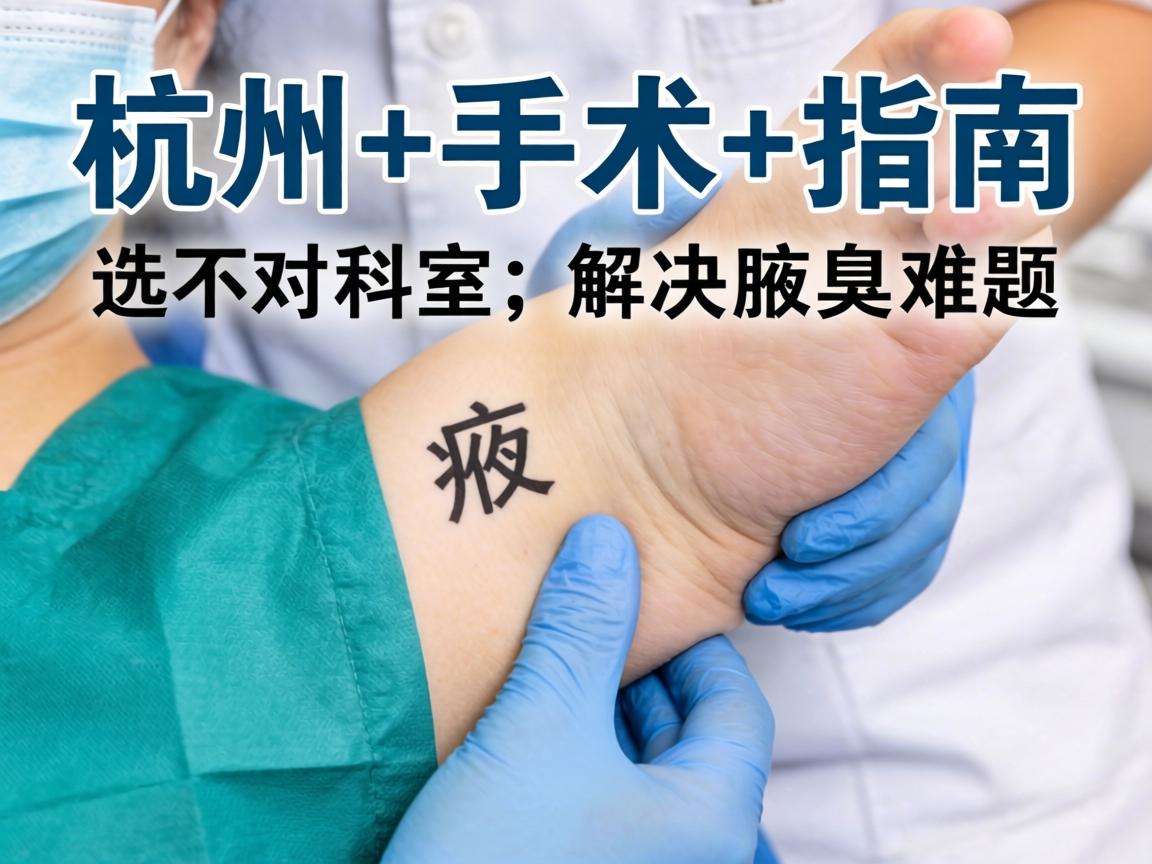 杭州腋臭手术指南，选对科室，解决腋臭难题