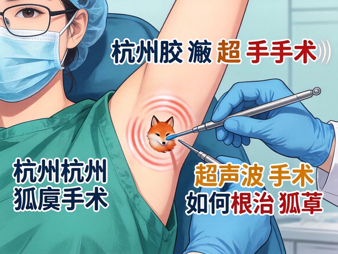 杭州腋秀解析，杭州狐臭超声波手术，超声波手术如何根治狐臭