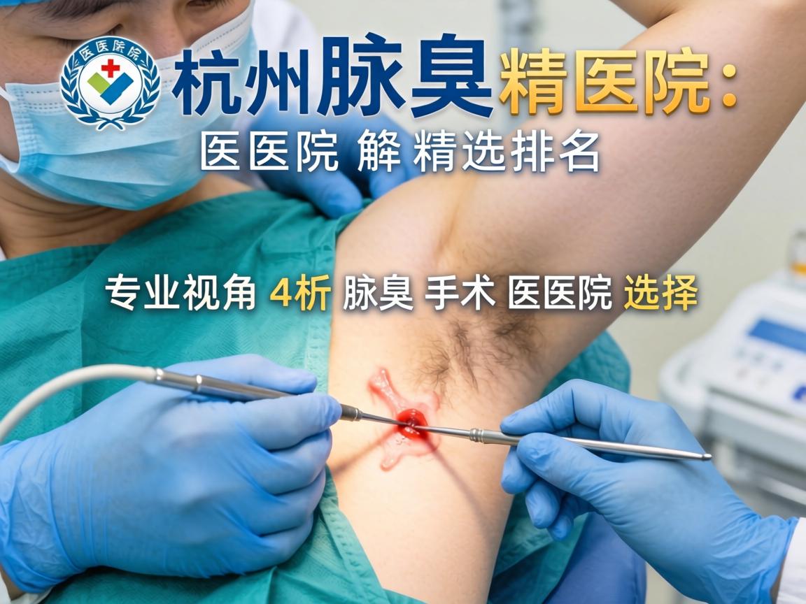 杭州腋臭手术医院精选排名，专业视角解析腋臭手术医院选择