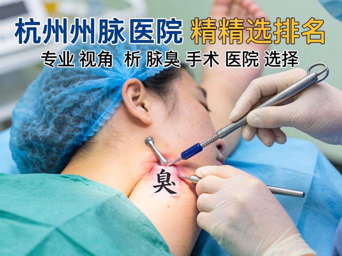 杭州腋臭手术医院精选排名，专业视角解析腋臭手术医院选择