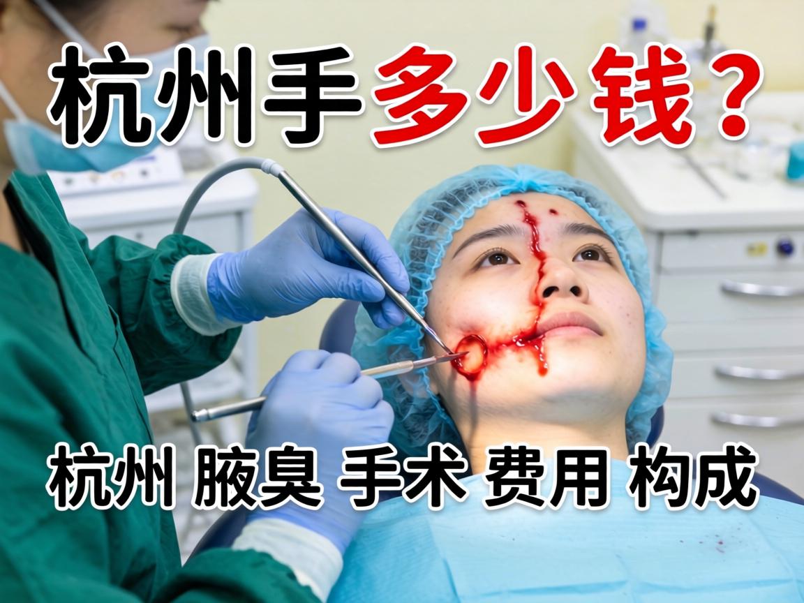 杭州腋臭手术多少钱？详解杭州腋臭手术费用构成