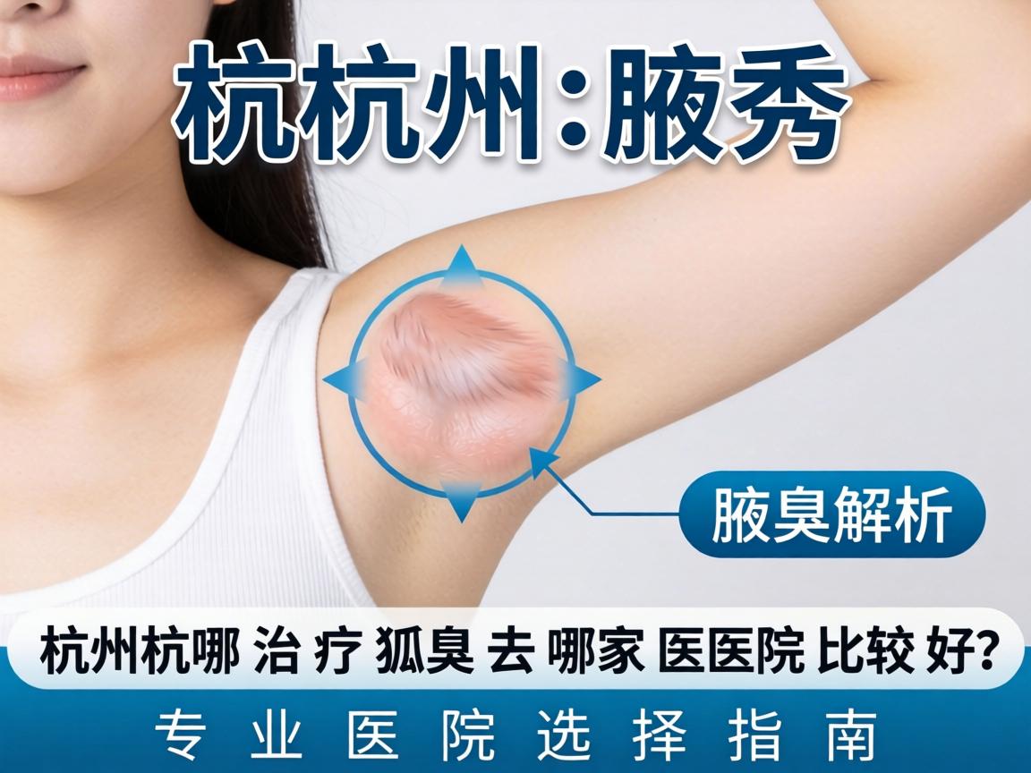杭州腋秀解析，杭州治疗狐臭去哪家医院比较好？专业医院选择指南