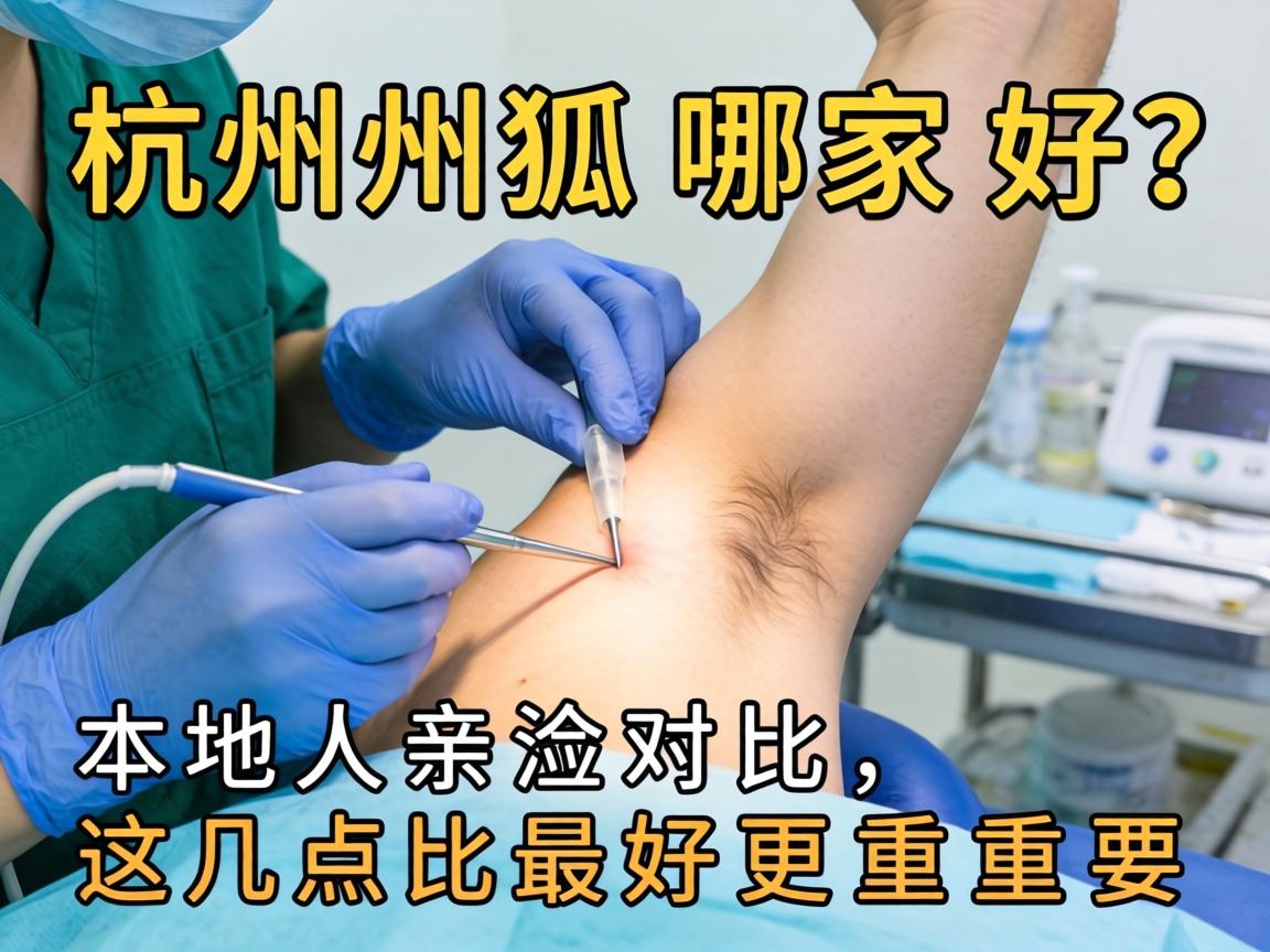 杭州狐臭手术哪家好？本地人亲测对比，这几点比最好更重要