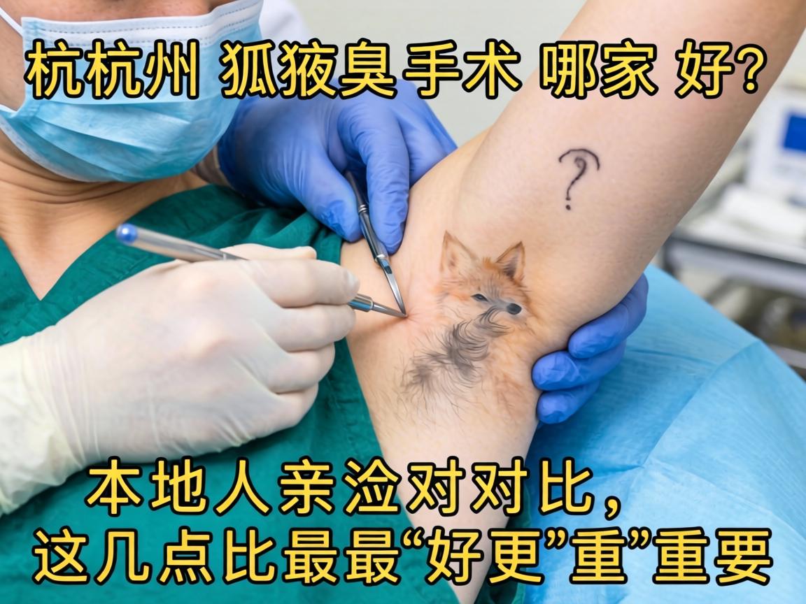 杭州狐臭手术哪家好？本地人亲测对比，这几点比最好更重要