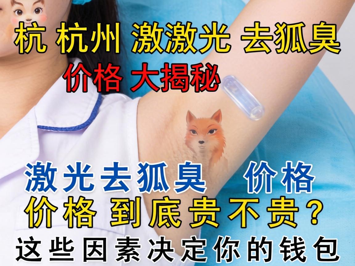 杭州激光去狐臭价格大揭秘，激光去狐臭价格到底贵不贵？这些因素决定你的钱包