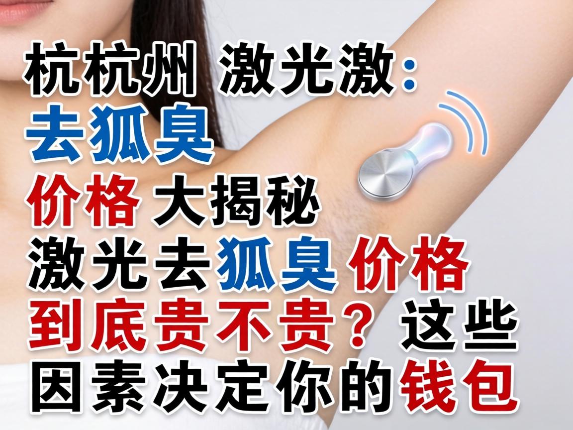 杭州激光去狐臭价格大揭秘，激光去狐臭价格到底贵不贵？这些因素决定你的钱包