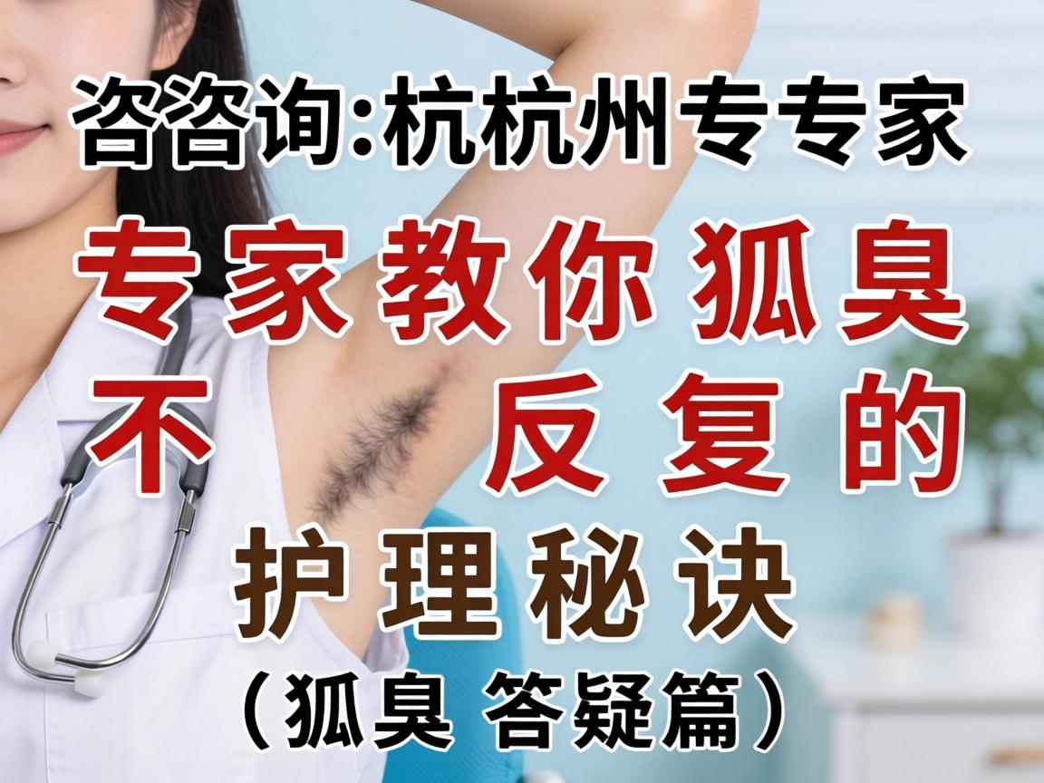 狐臭咨询杭州专家，专家教你狐臭不反复的护理秘诀（狐臭答疑篇）