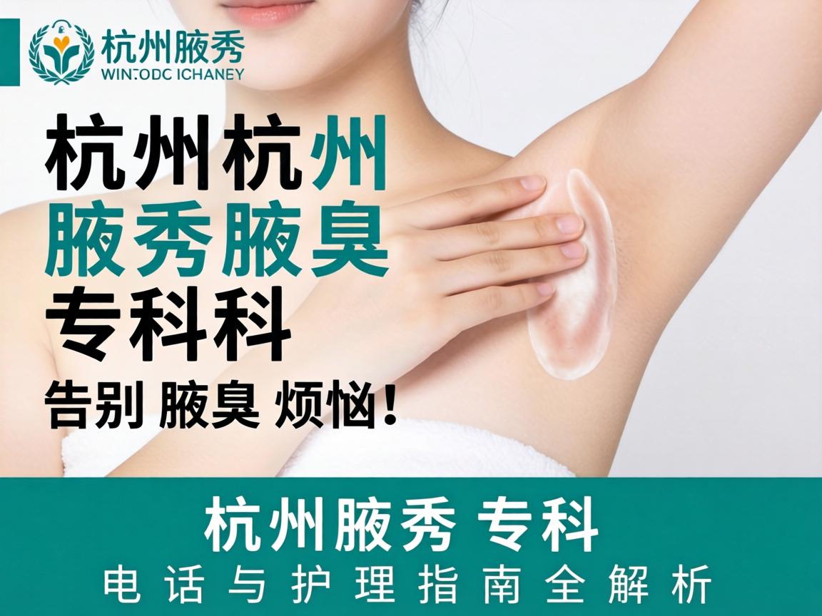 杭州腋秀腋臭专科，告别腋臭烦恼，杭州腋秀专科电话与护理指南全解析
