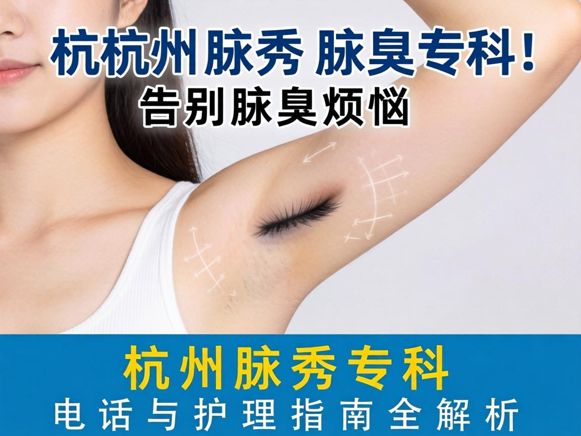 杭州腋秀腋臭专科，告别腋臭烦恼，杭州腋秀专科电话与护理指南全解析