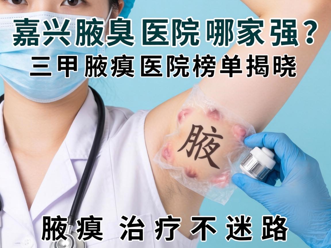嘉兴腋臭医院哪家强？三甲腋臭医院榜单揭晓，腋臭治疗不迷路
