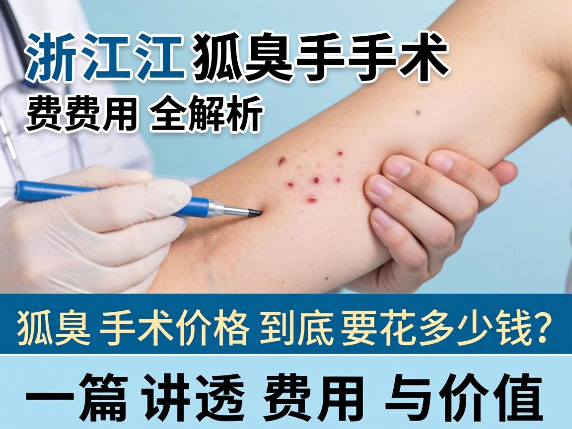 浙江狐臭手术费用全解析，狐臭手术价格到底要花多少钱？一篇讲透费用与价值