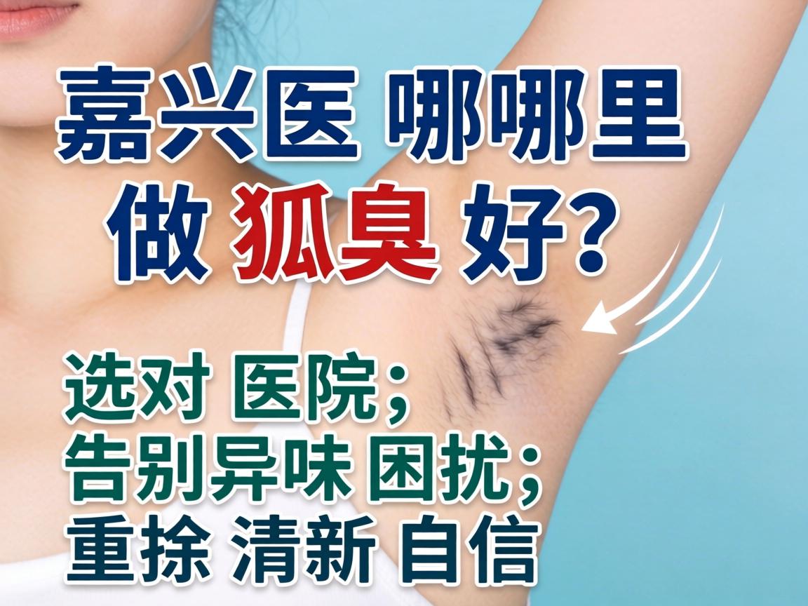 嘉兴哪里做狐臭好？选对医院，告别异味困扰，重拾清新自信