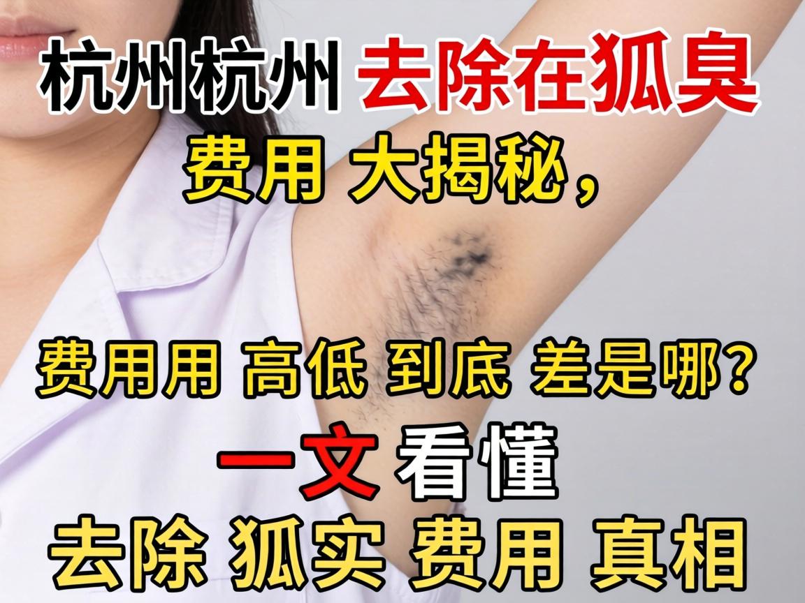 杭州去除狐臭费用大揭秘，费用高低到底差在哪？一文看懂去除狐臭费用真相