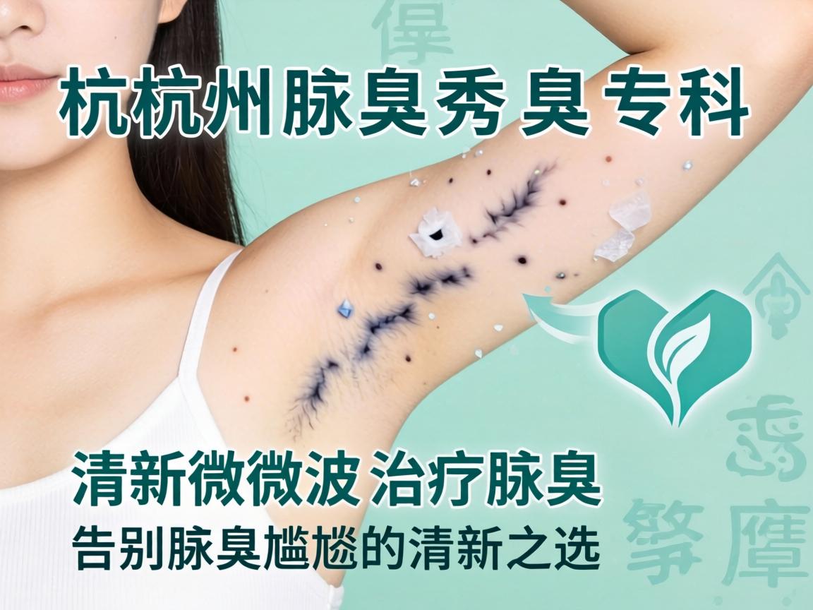 杭州腋秀腋臭专科，清新微波治疗腋臭，告别腋臭尴尬的清新之选