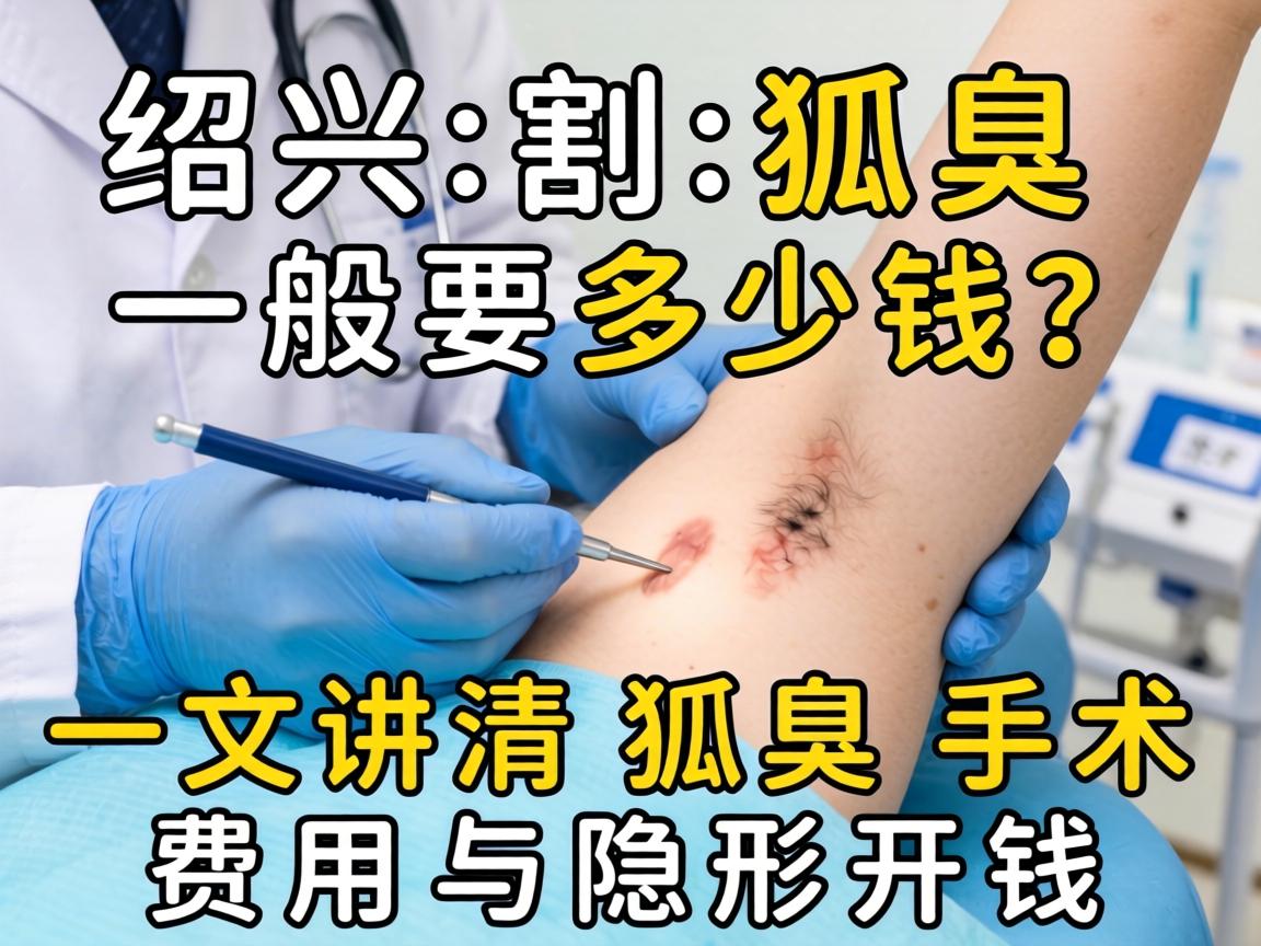 绍兴割狐臭一般要多少钱？一文讲清狐臭手术费用与隐形开销