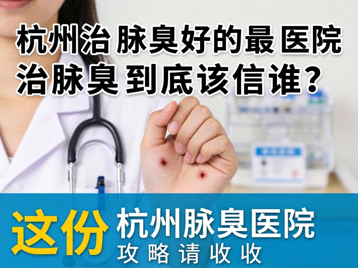 杭州治腋臭最好的医院，治腋臭到底该信谁？这份杭州腋臭医院攻略请收好