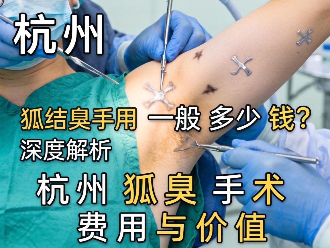 杭州狐臭手术费用一般多少钱？深度解析杭州狐臭手术费用与价值