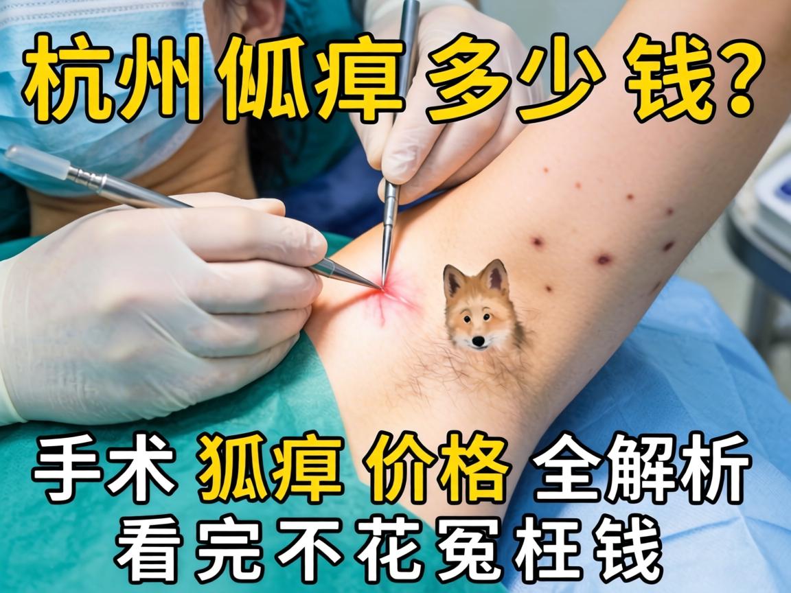 杭州做手术狐臭多少钱？手术狐臭价格全解析，看完不花冤枉钱