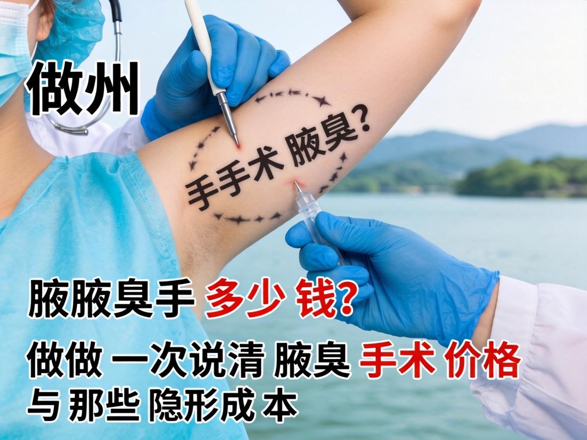 在湖州做腋臭手术多少钱？一次说清腋臭手术价格与那些隐形成本