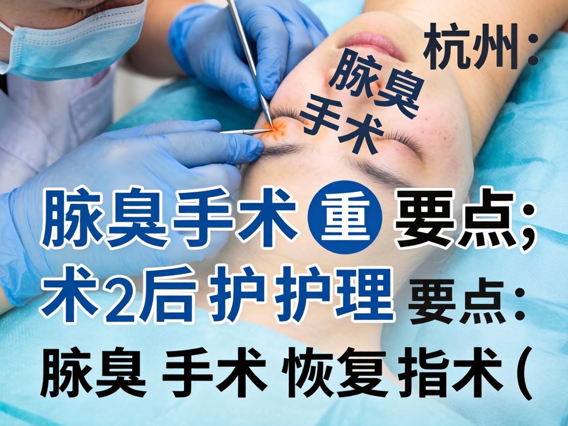 杭州腋臭手术，术后护理要点，腋臭手术恢复指南（标题中腋臭手术重复2次，核心关键词为腋臭手术）