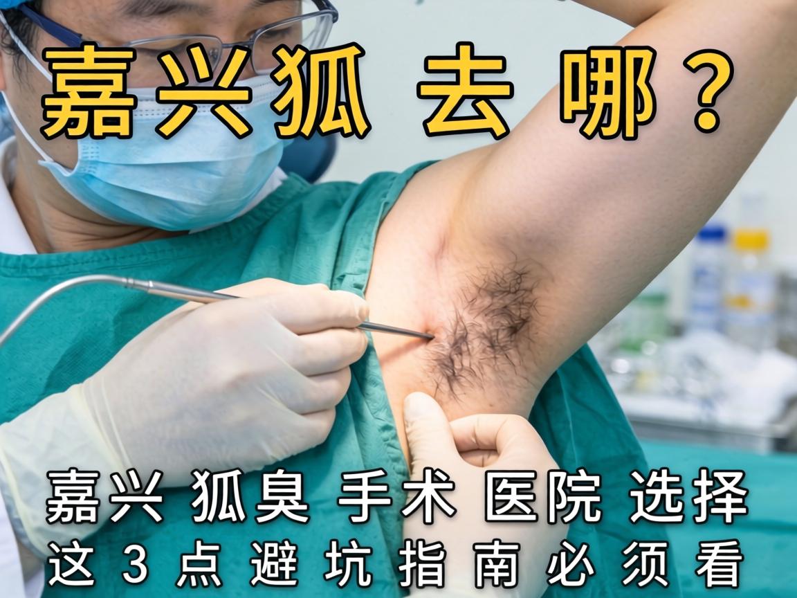嘉兴狐臭手术去哪？嘉兴狐臭手术医院选择，这3点避坑指南必须看