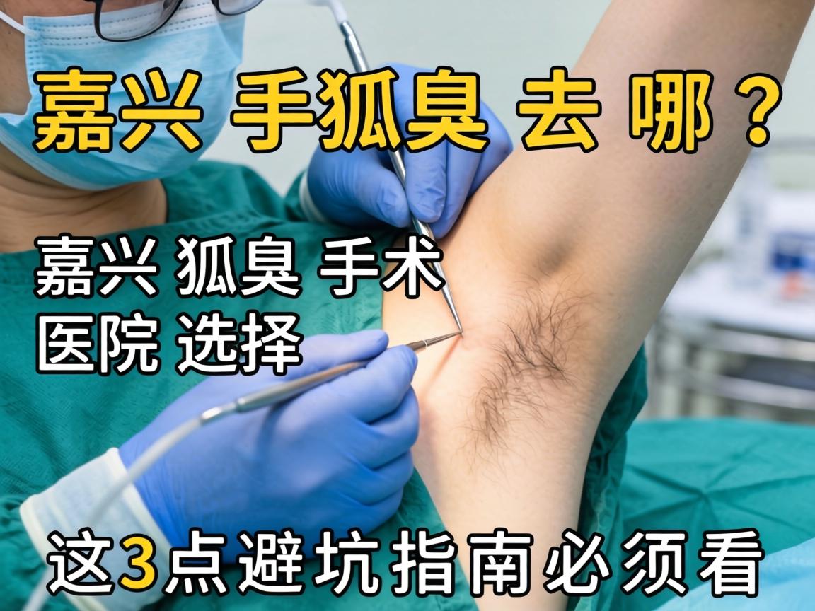 嘉兴狐臭手术去哪？嘉兴狐臭手术医院选择，这3点避坑指南必须看