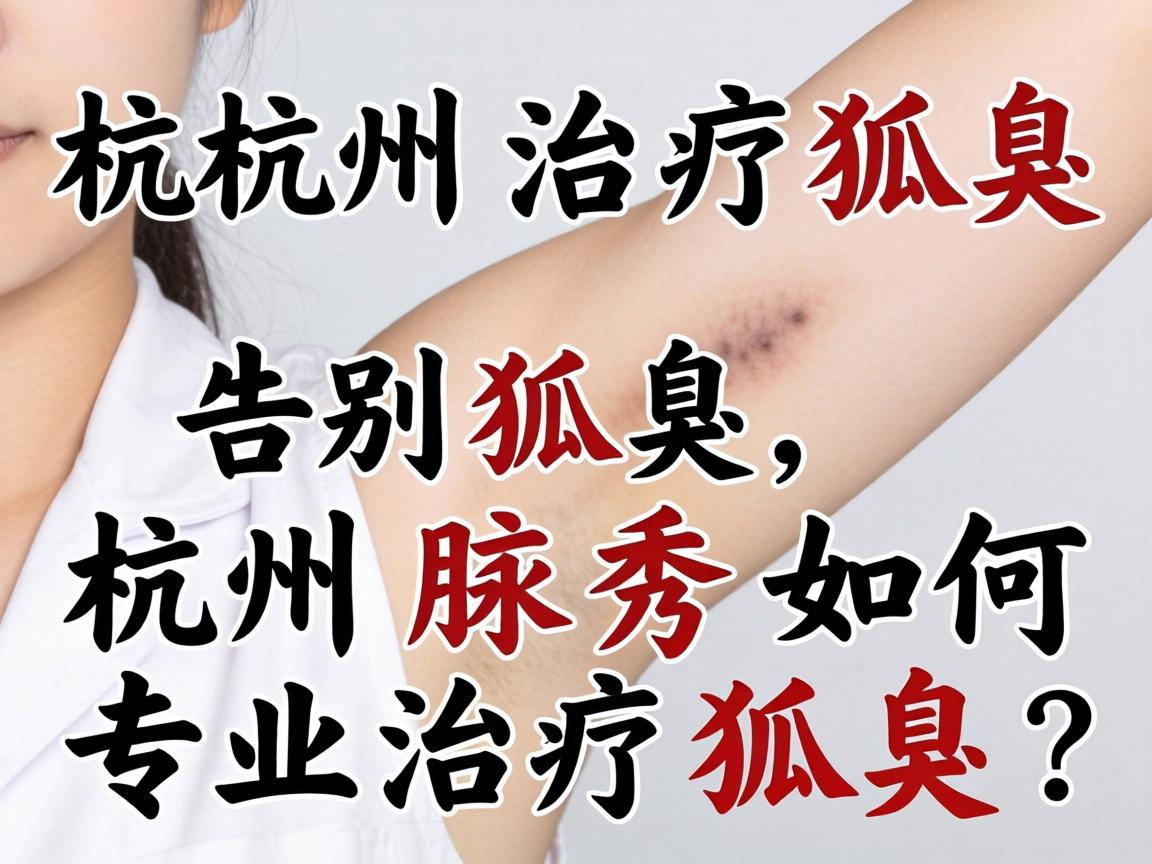 杭州治疗狐臭，告别狐臭，杭州腋秀如何专业治疗狐臭？
