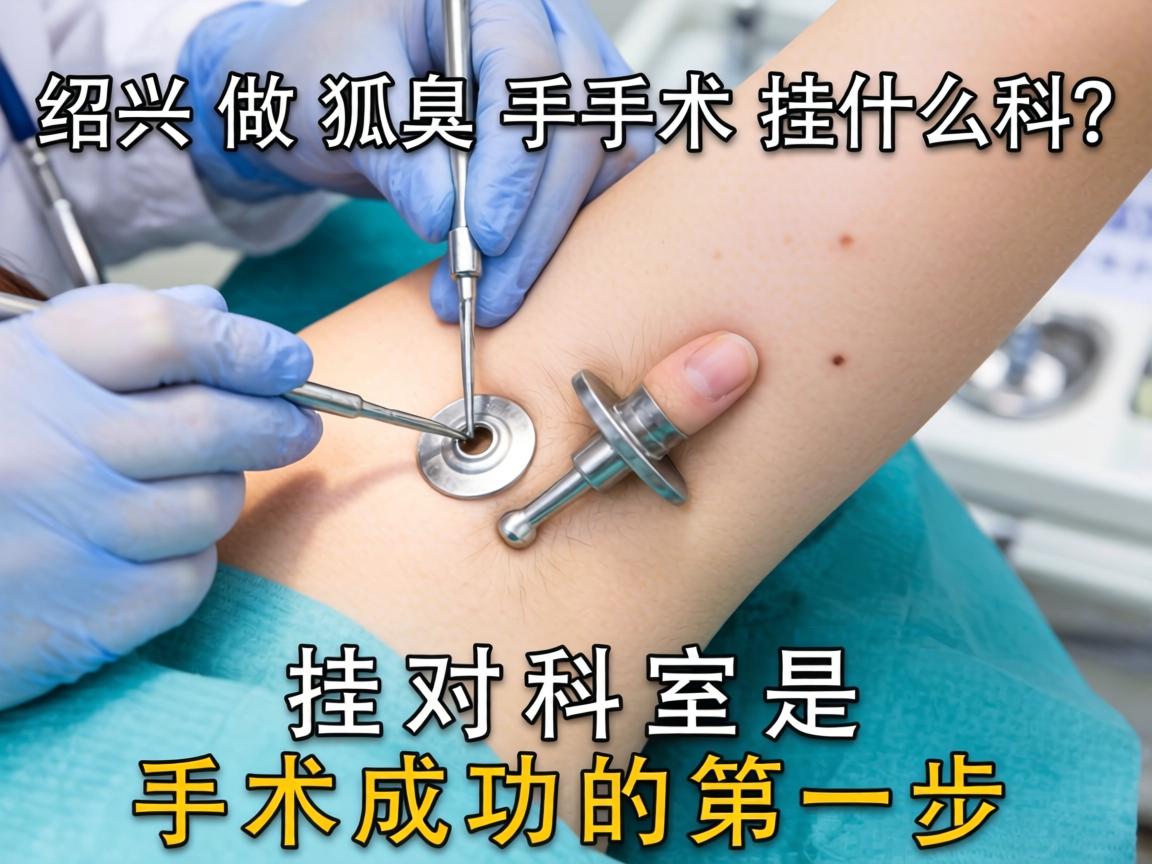 绍兴做狐臭手术挂什么科？挂对科室是手术成功的第一步