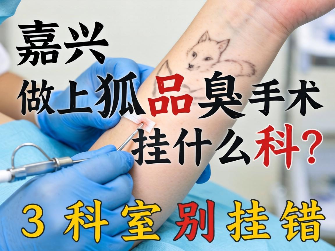 嘉兴做狐臭手术挂什么科？这3个科室别挂错