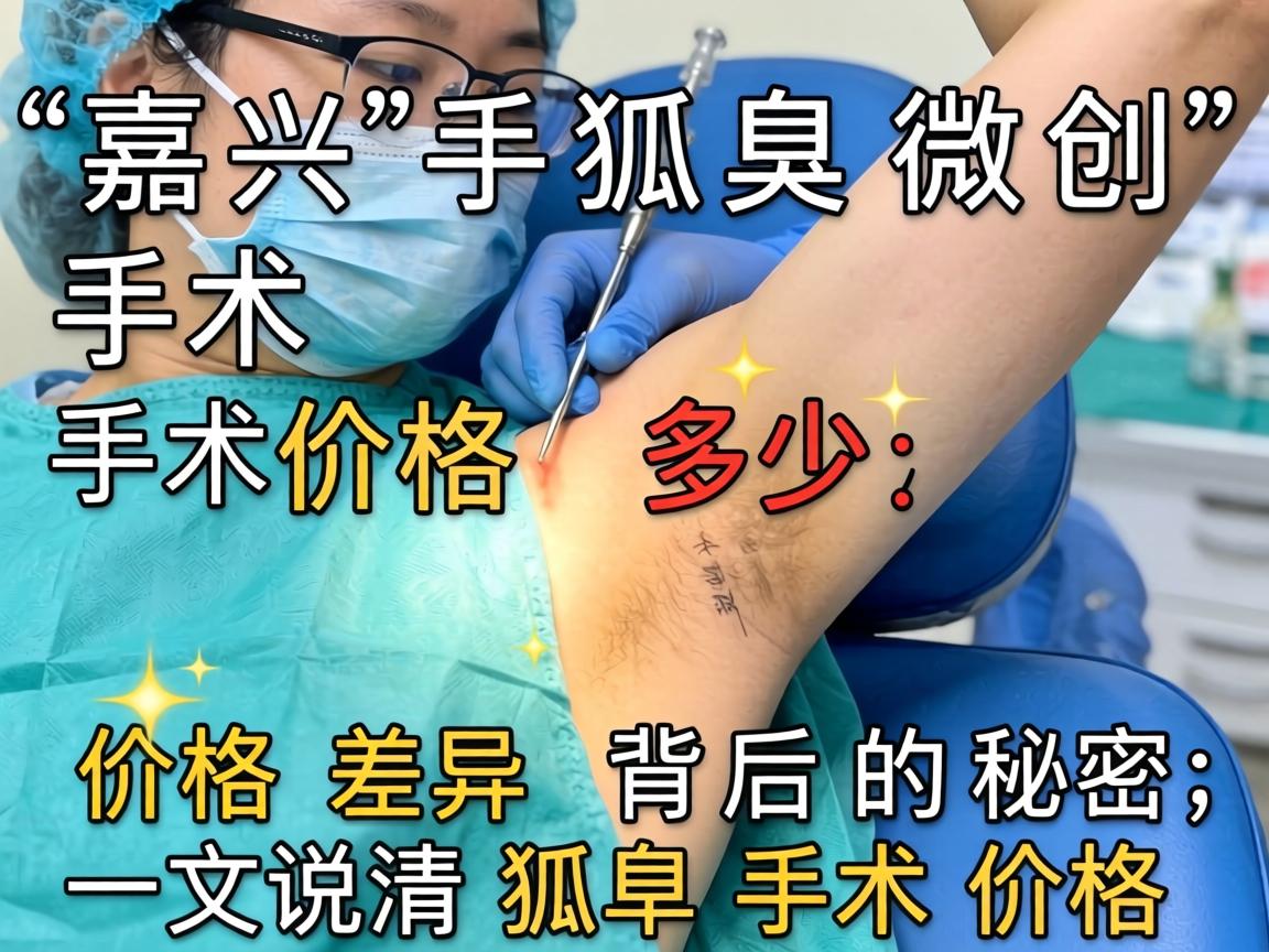 嘉兴狐臭微创手术价格多少？价格差异背后的秘密，一文说清狐臭手术价格
