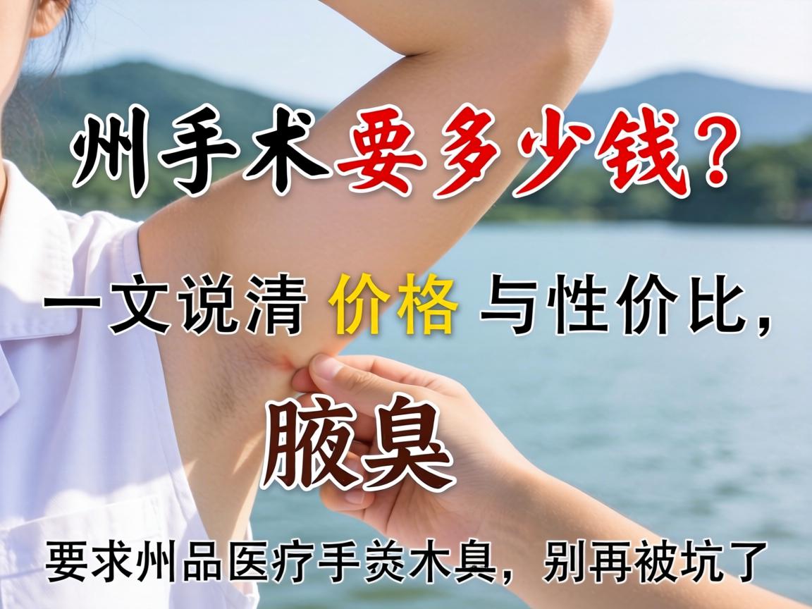湖州腋臭手术要多少钱？一文说清价格与性价比，别再被坑了