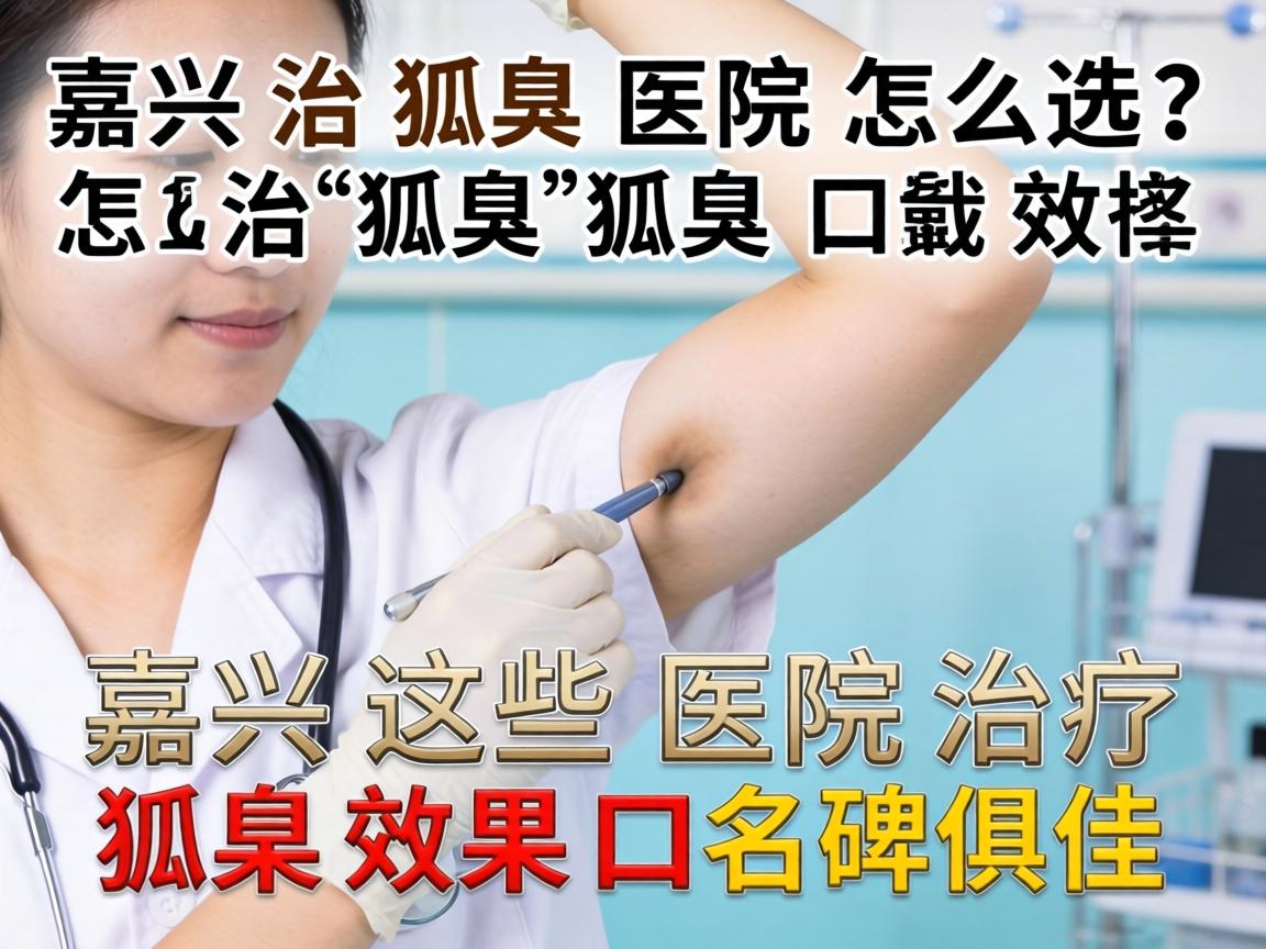 嘉兴治狐臭医院怎么选？嘉兴这些医院治疗狐臭效果口碑俱佳