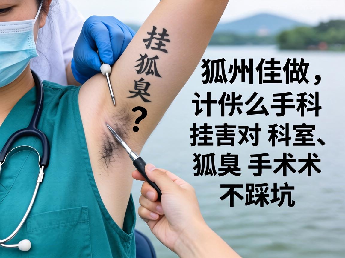 在湖州做狐臭手术挂什么科？挂对科室，狐臭手术不踩坑