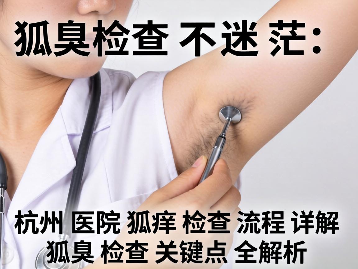 狐臭检查不迷茫，杭州医院狐臭检查流程详解，狐臭检查关键点全解析