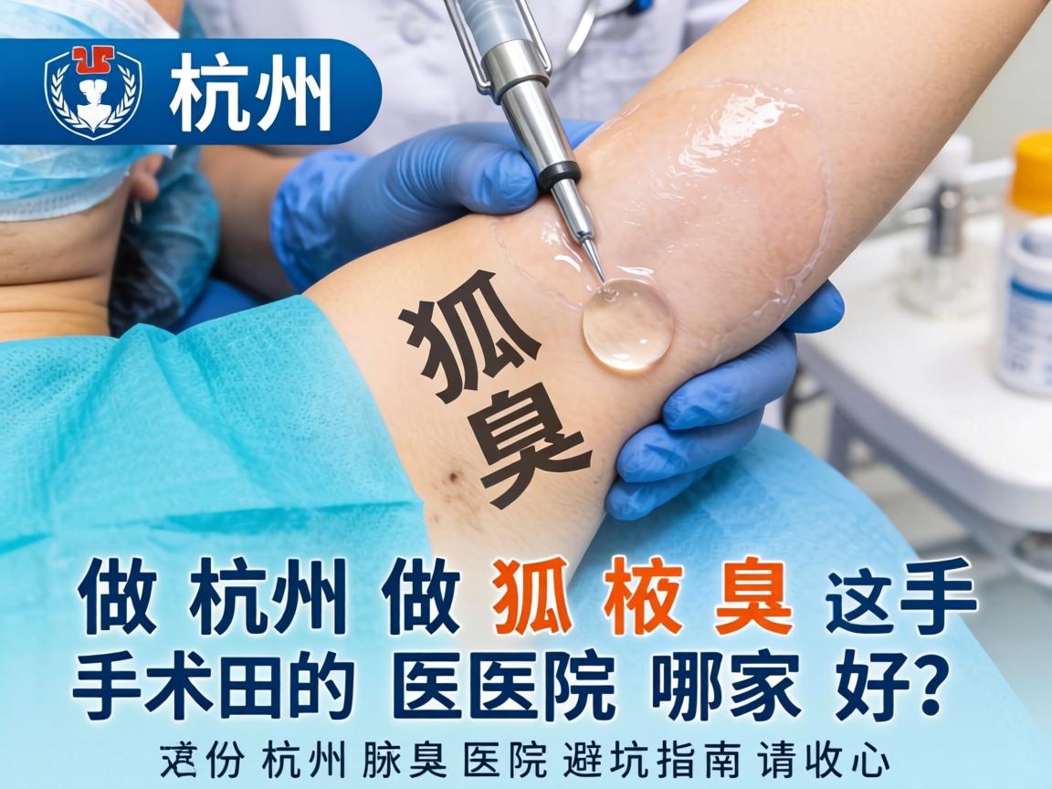 杭州做狐臭手术的医院哪家好？这份杭州腋臭医院避坑指南请收好