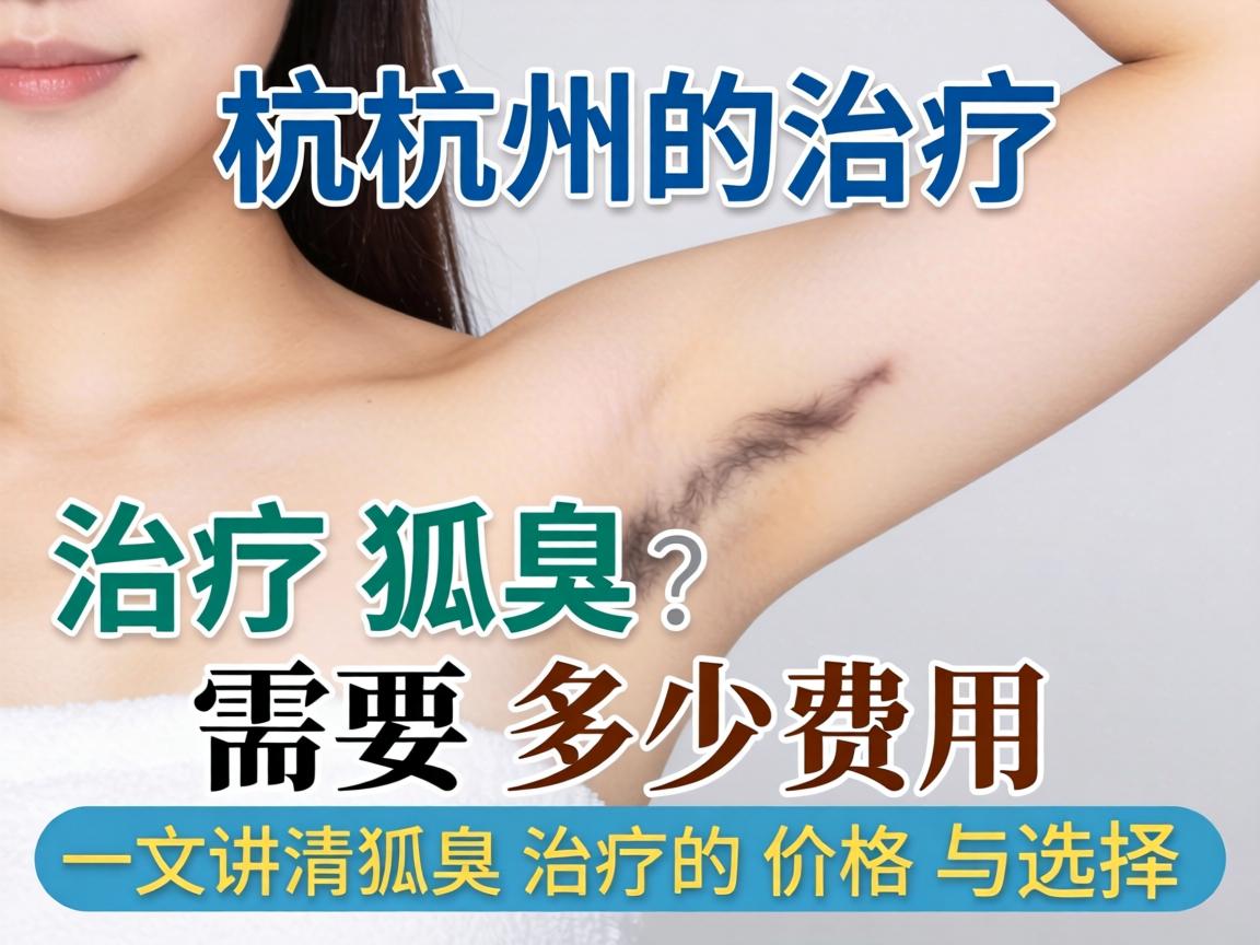 杭州治疗狐臭需要多少费用？一文讲清狐臭治疗的价格与选择