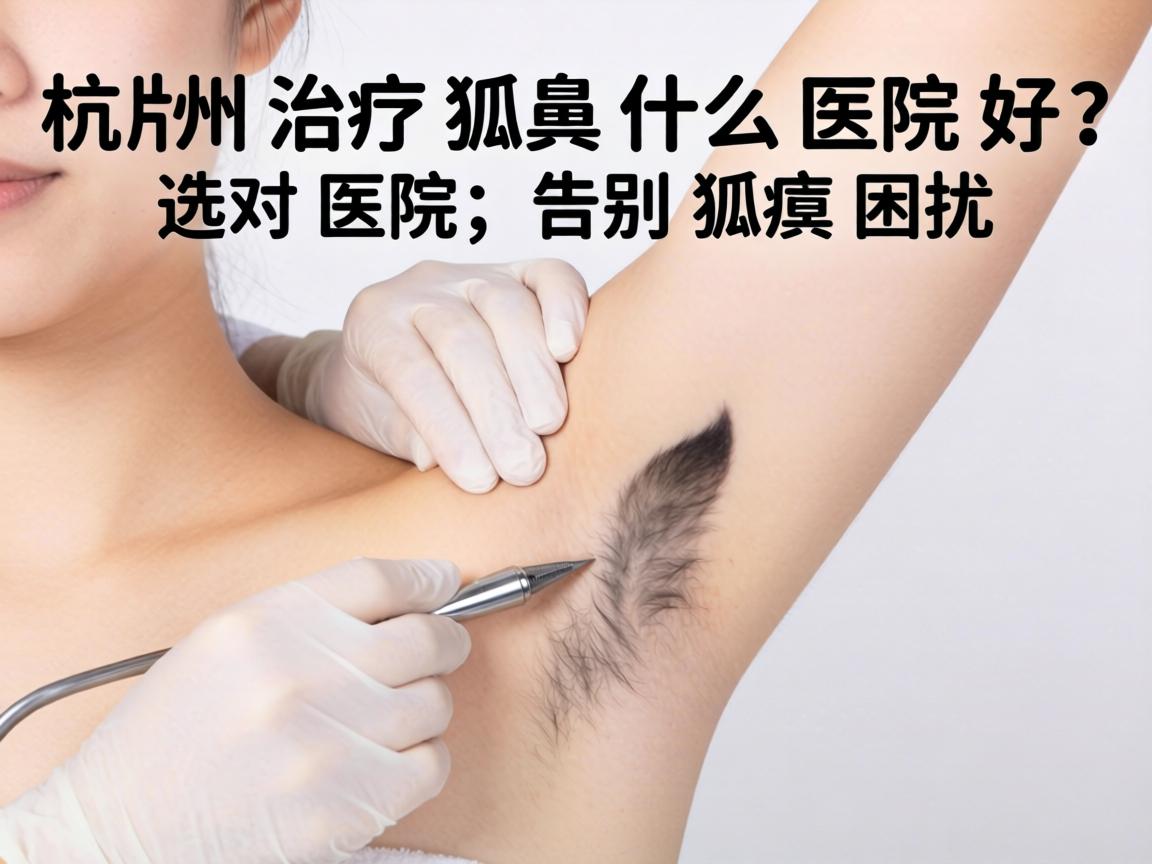 杭州治疗狐臭什么医院好？选对医院，告别狐臭困扰
