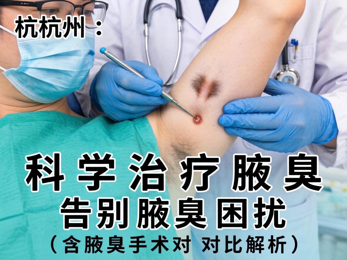 杭州腋臭手术，科学治疗腋臭，告别腋臭困扰（含腋臭手术对比解析）