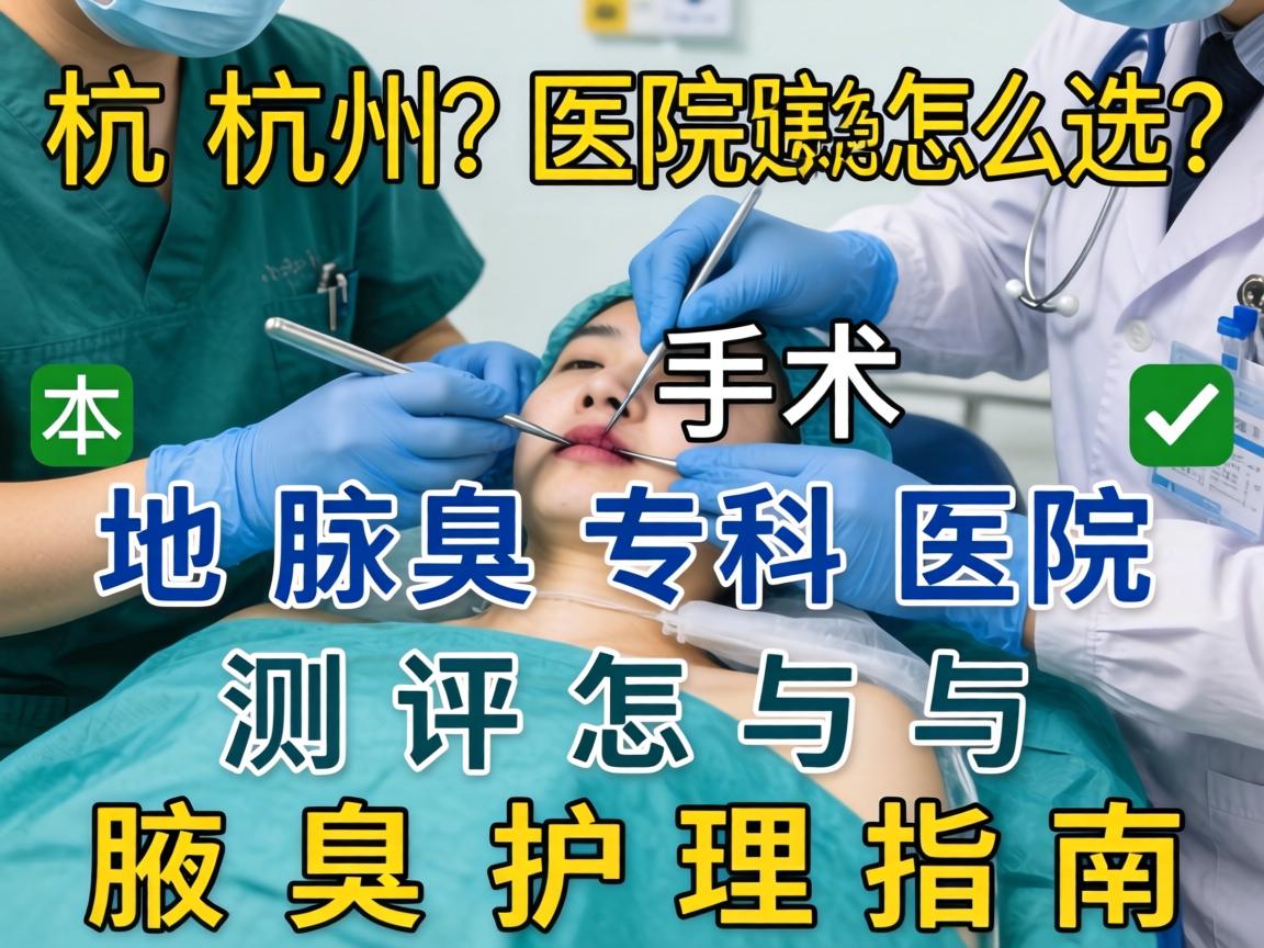 杭州腋臭手术医院怎么选？本地腋臭专科医院测评与腋臭护理指南