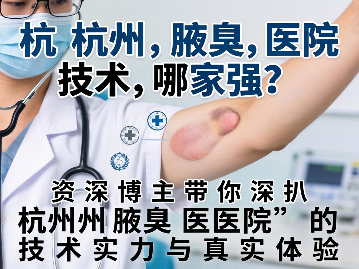 杭州腋臭医院技术哪家强？资深博主带你深扒杭州腋臭医院的技术实力与真实体验