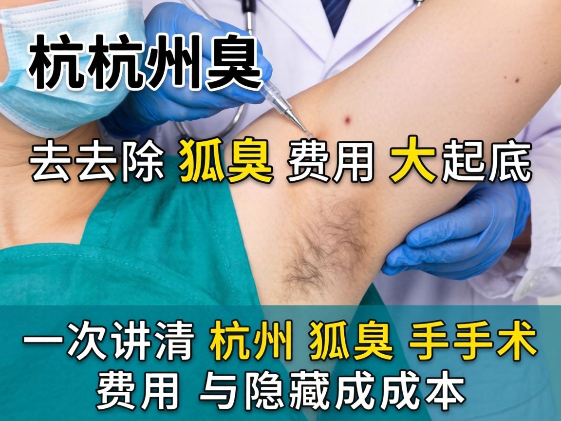 杭州去除狐臭费用大起底，一次讲清杭州狐臭手术费用与隐藏成本