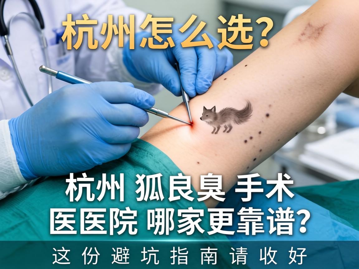 杭州狐臭手术医院怎么选？杭州狐臭手术医院哪家更靠谱？这份避坑指南请收好