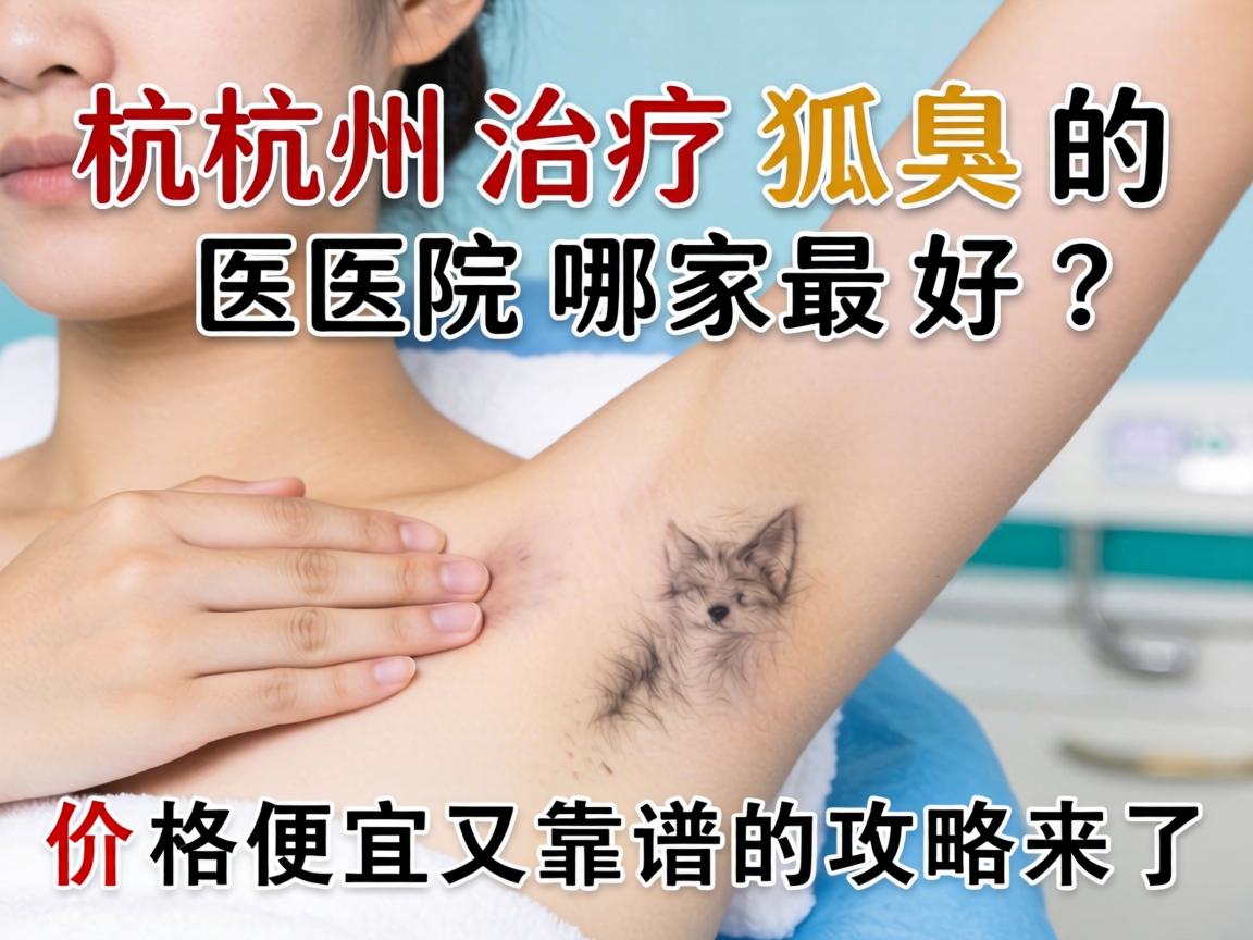 杭州治疗狐臭的医院哪家最好？价格便宜又靠谱的攻略来了